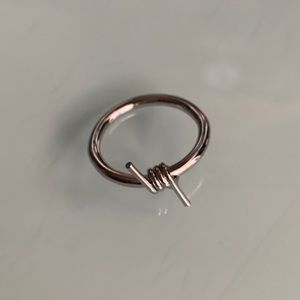 Barbed Wire Coil Ring (Size 6)